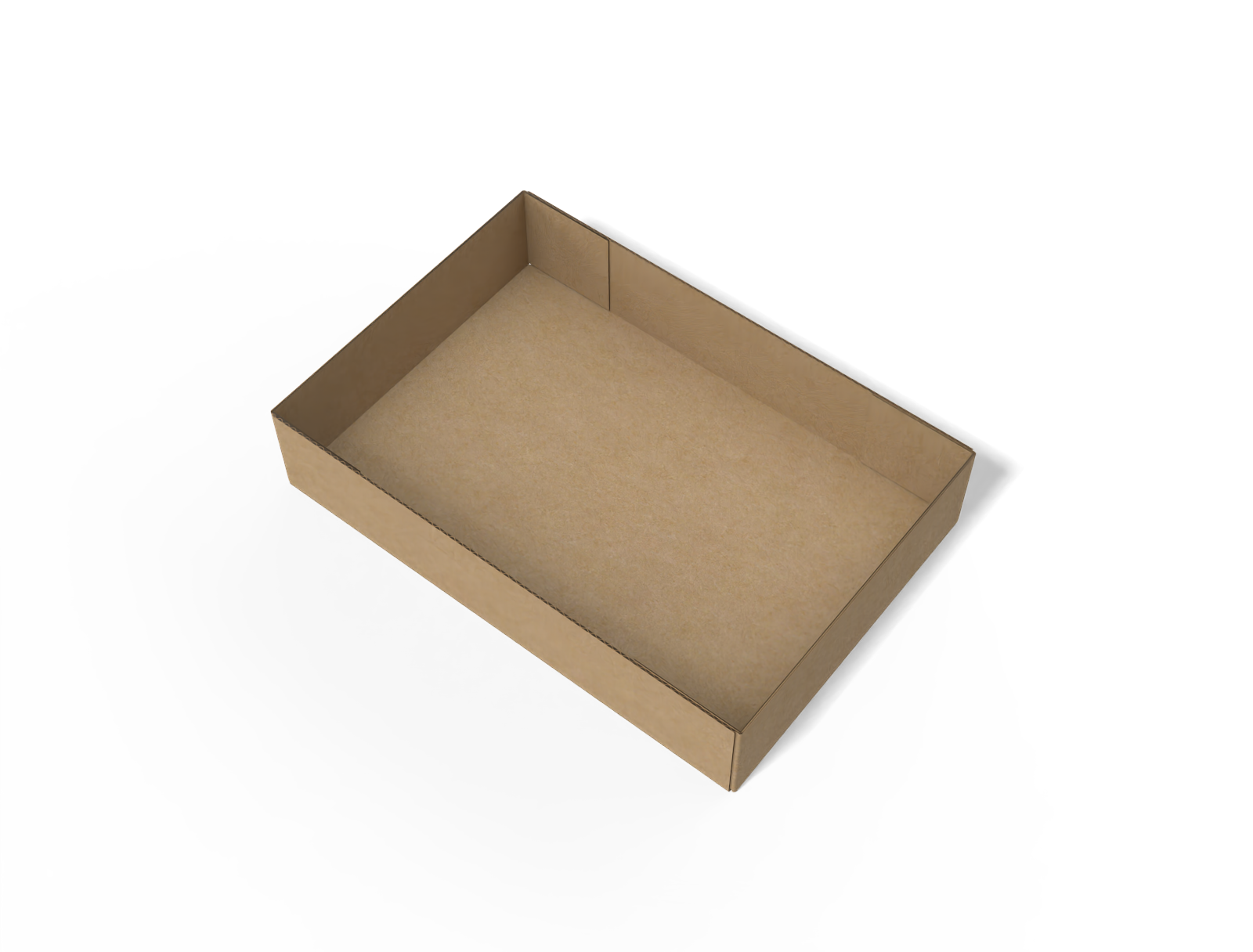 FEFCO 0452 food tray box — E-flute corrugated board