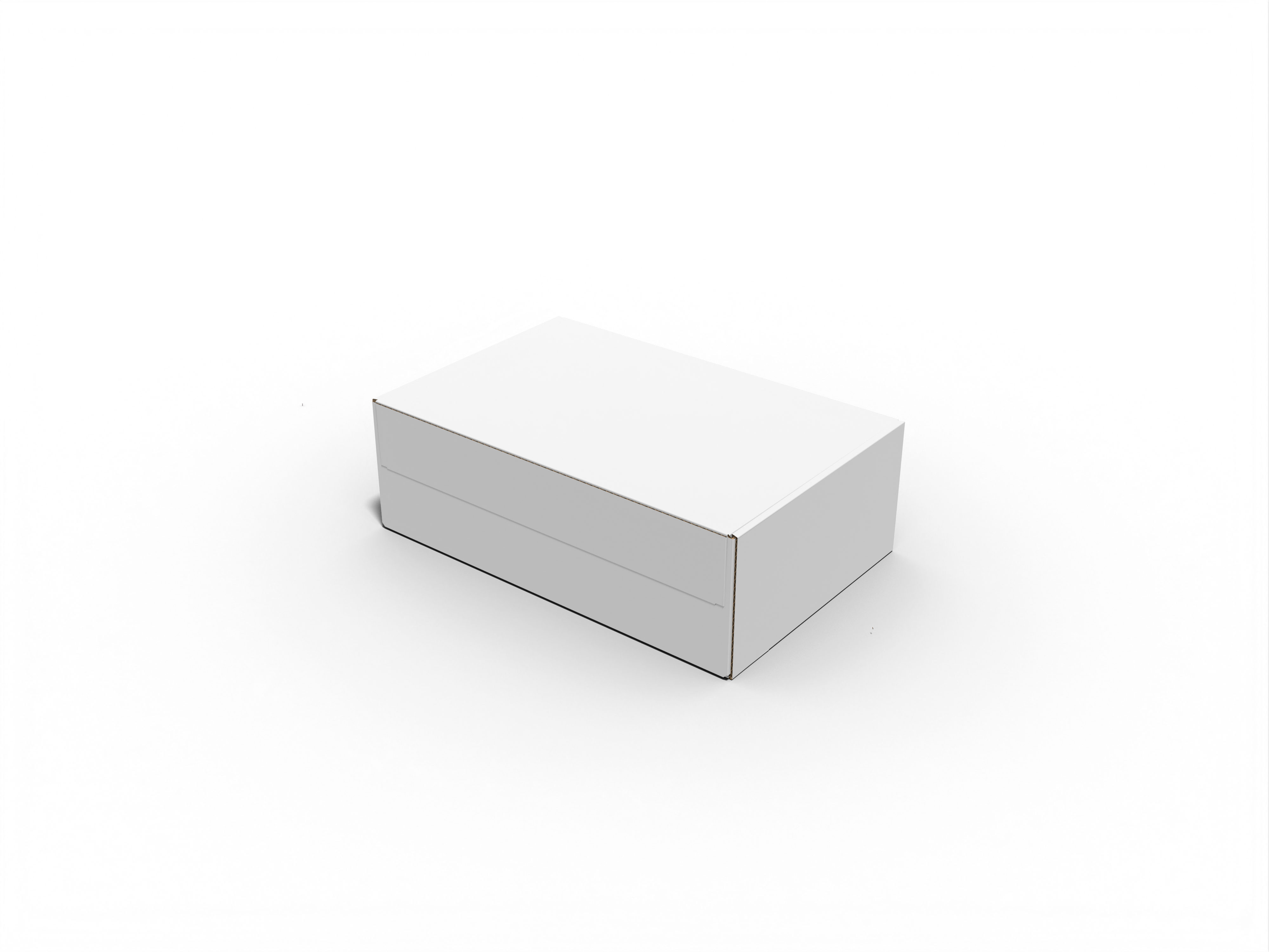 Double drawer tuck front box paper — Corrugated board