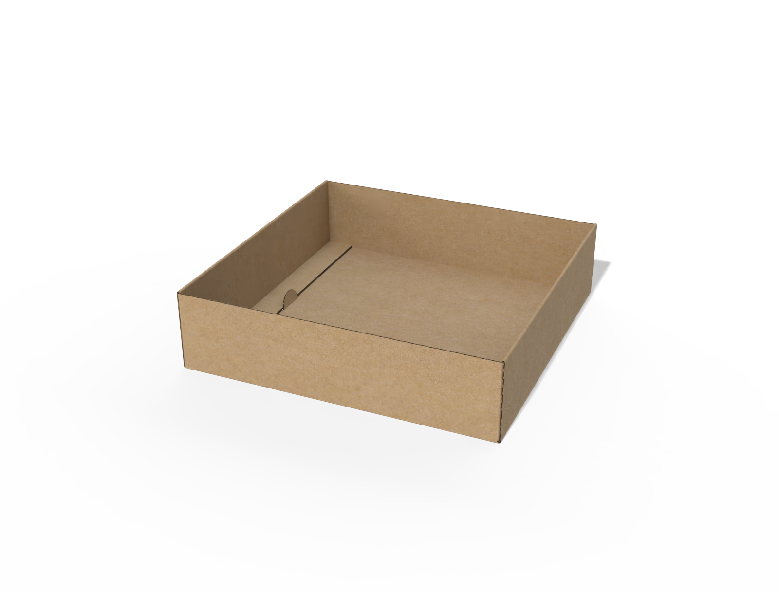 Food tray box — White paperboard