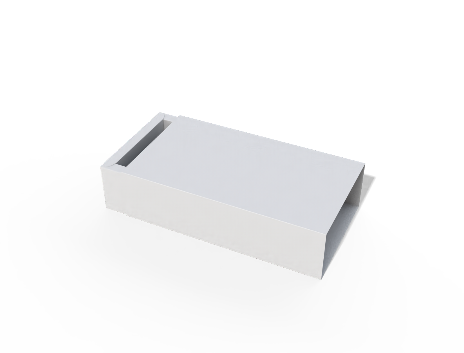Gift sleeve box — White paperboard