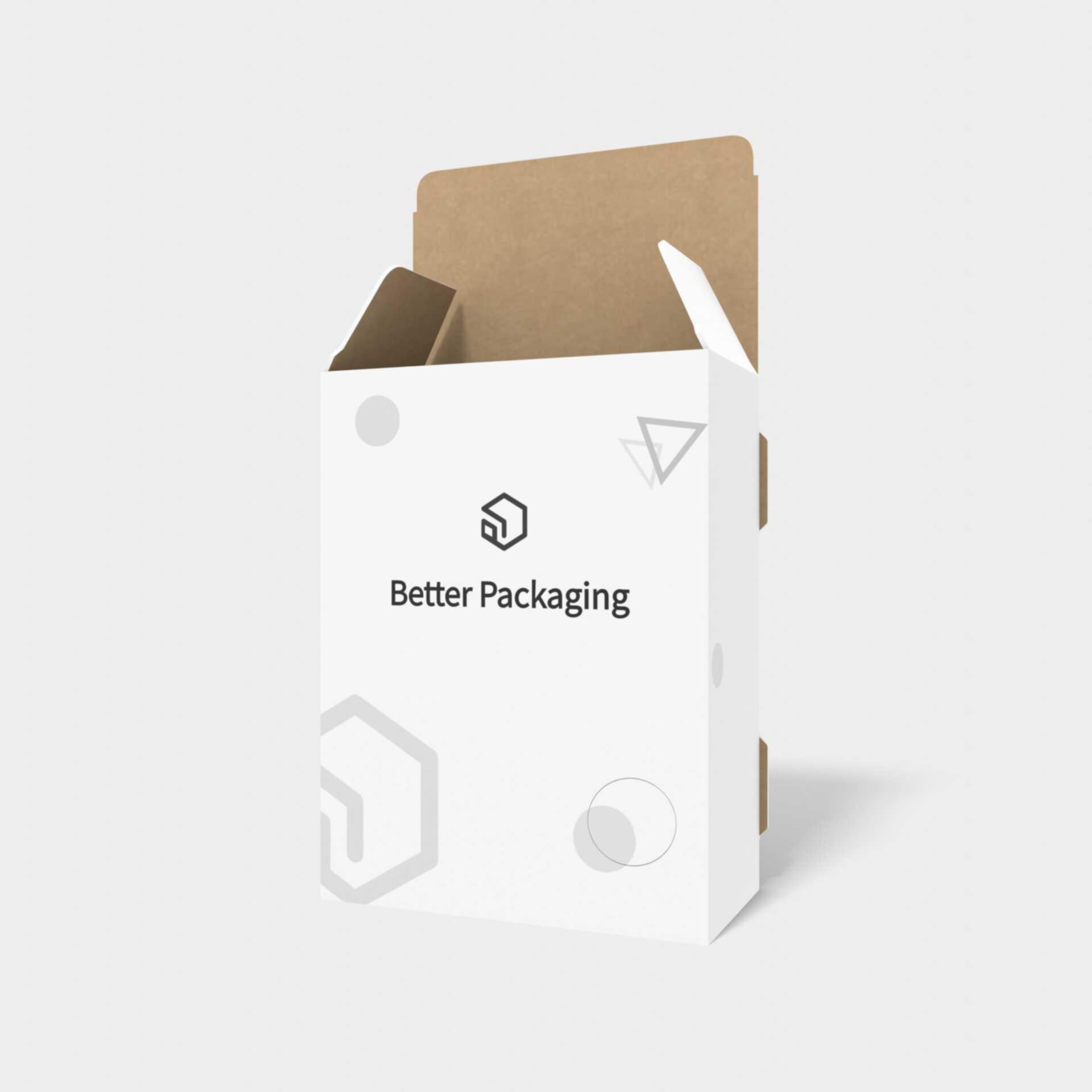 Reverse mortise lock boxes lock-top lock insert — White paperboard