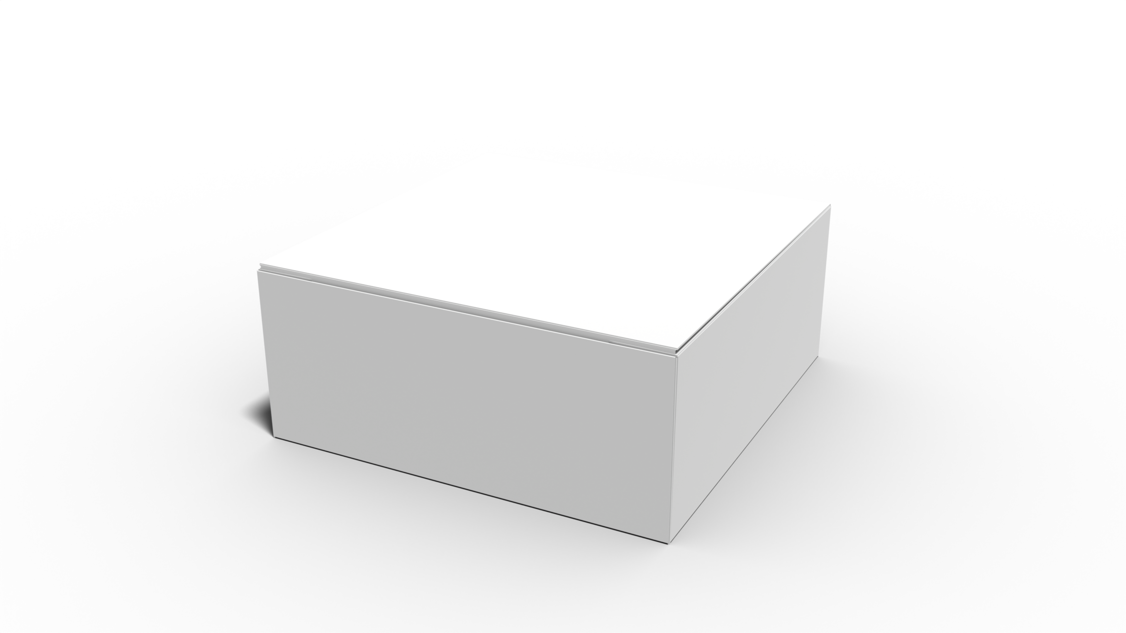Flip top boxes mailer all-in-one — White paperboard