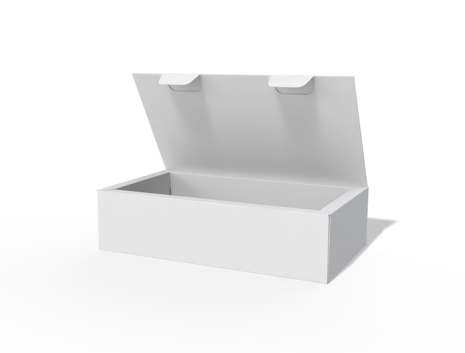 Dessert box display — White paperboard