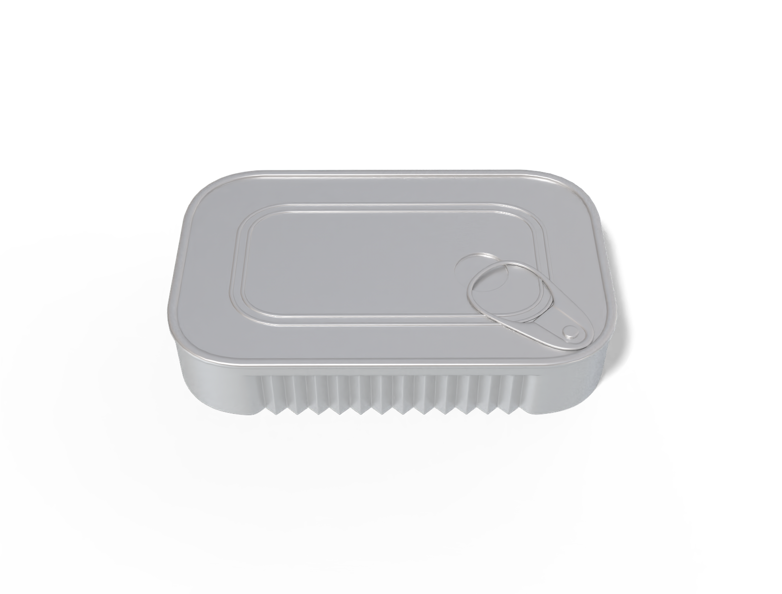 Food tin can — Matte metal
