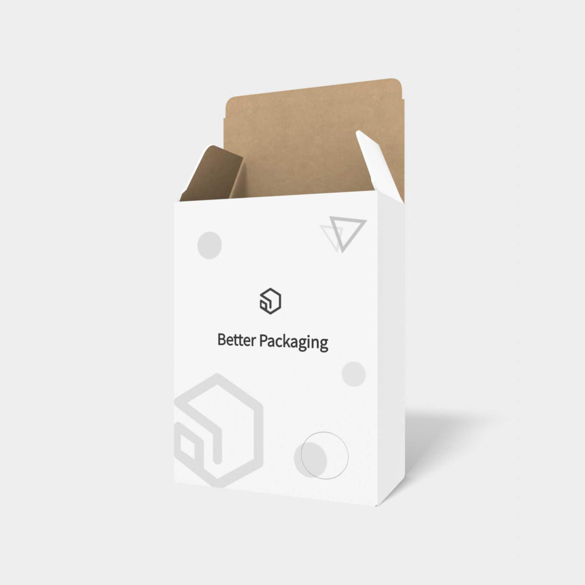 Auto lock bottom inserts storage boxes with front opening — White paperboard