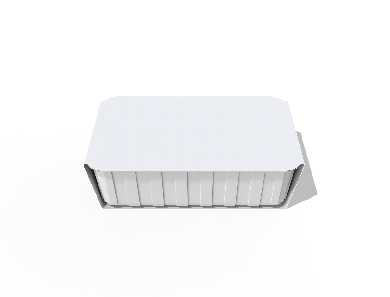 Food container with sleeve — Glossy plastic