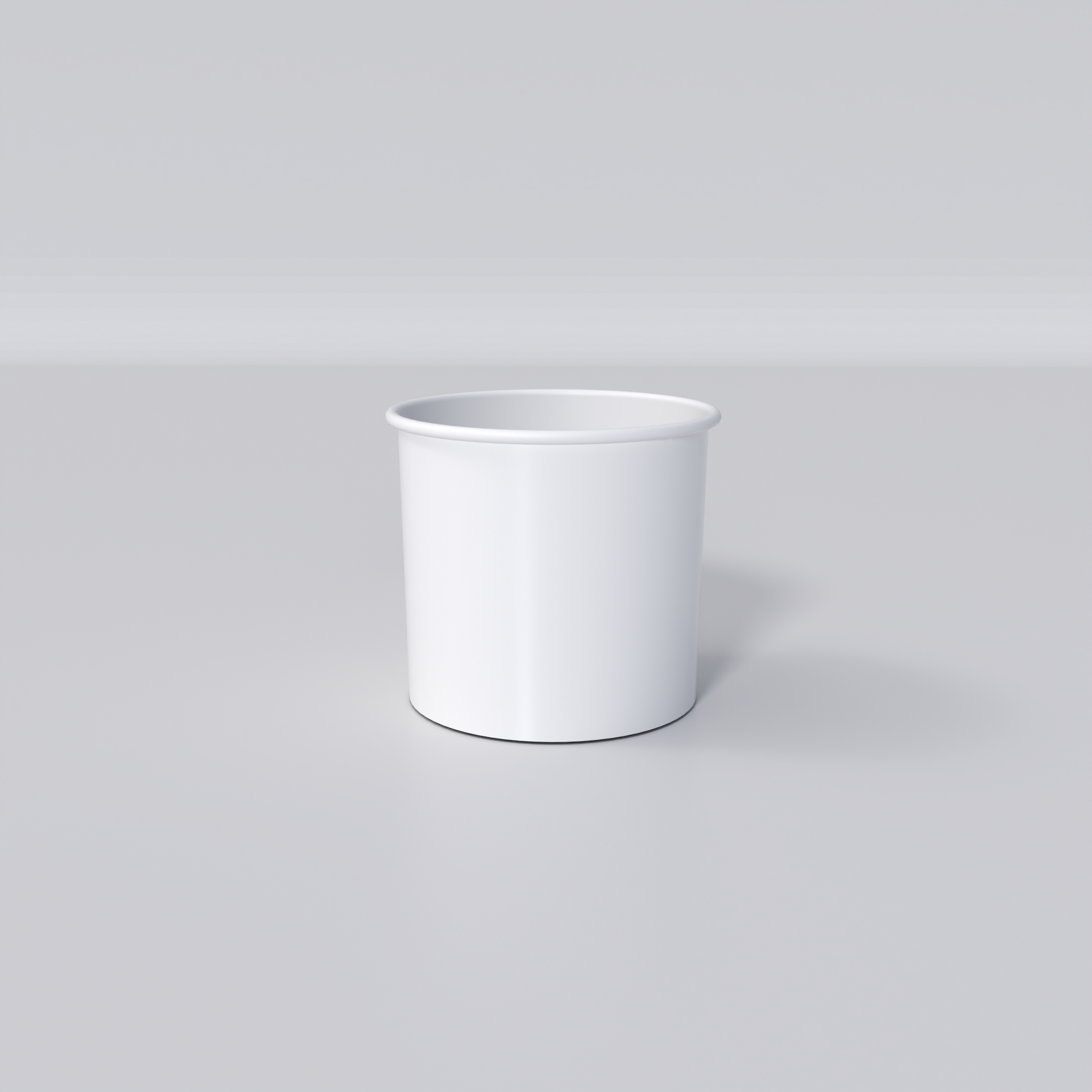 Cupcake packaging icecream cup paper cup — White paperboard