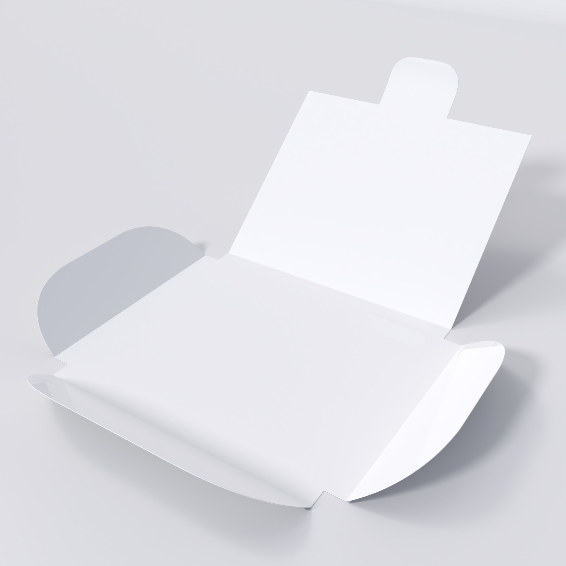 Chocolate bar candy bar envelope packaging — White paperboard