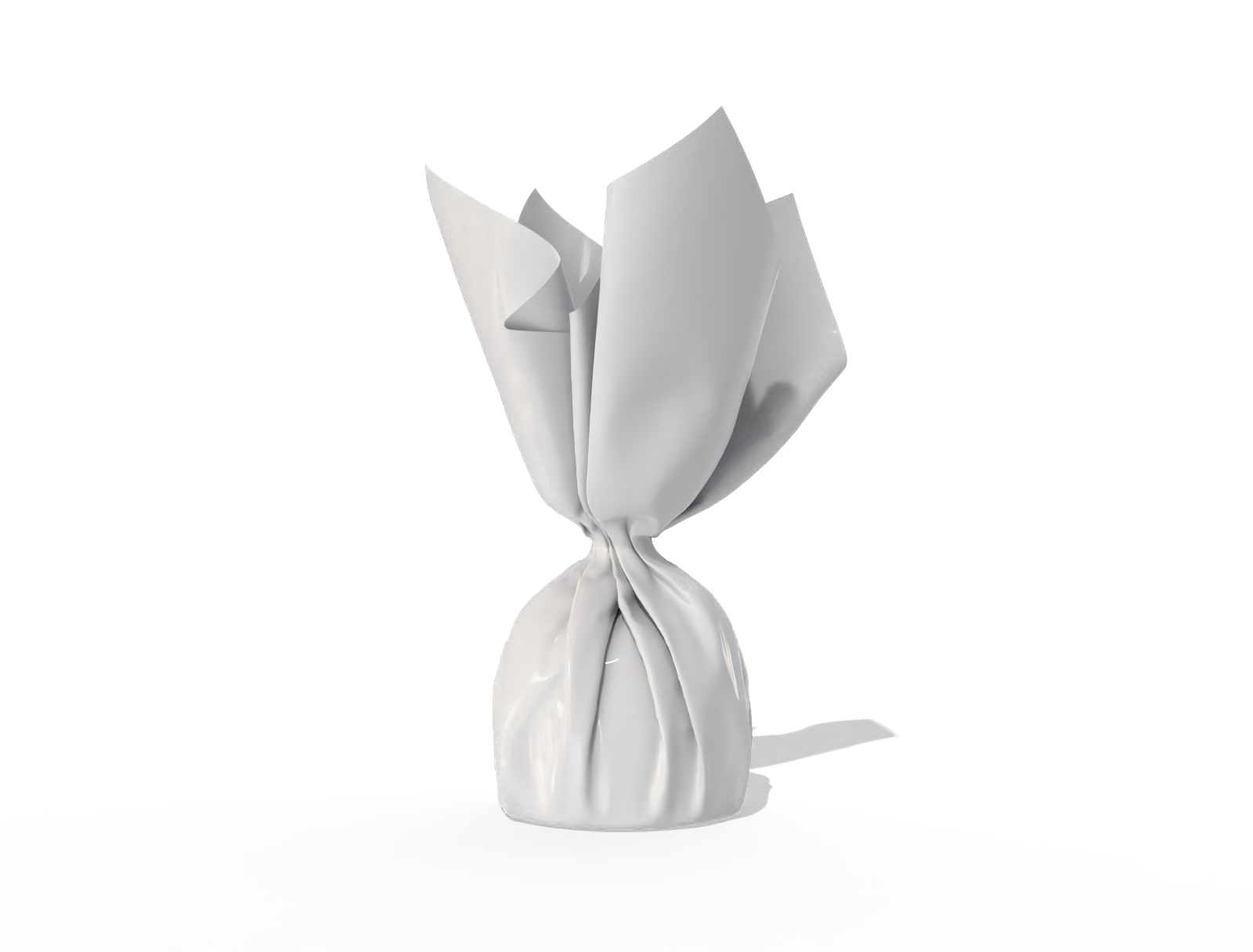 Twist wrap candy paper chocolate — Glossy plastic
