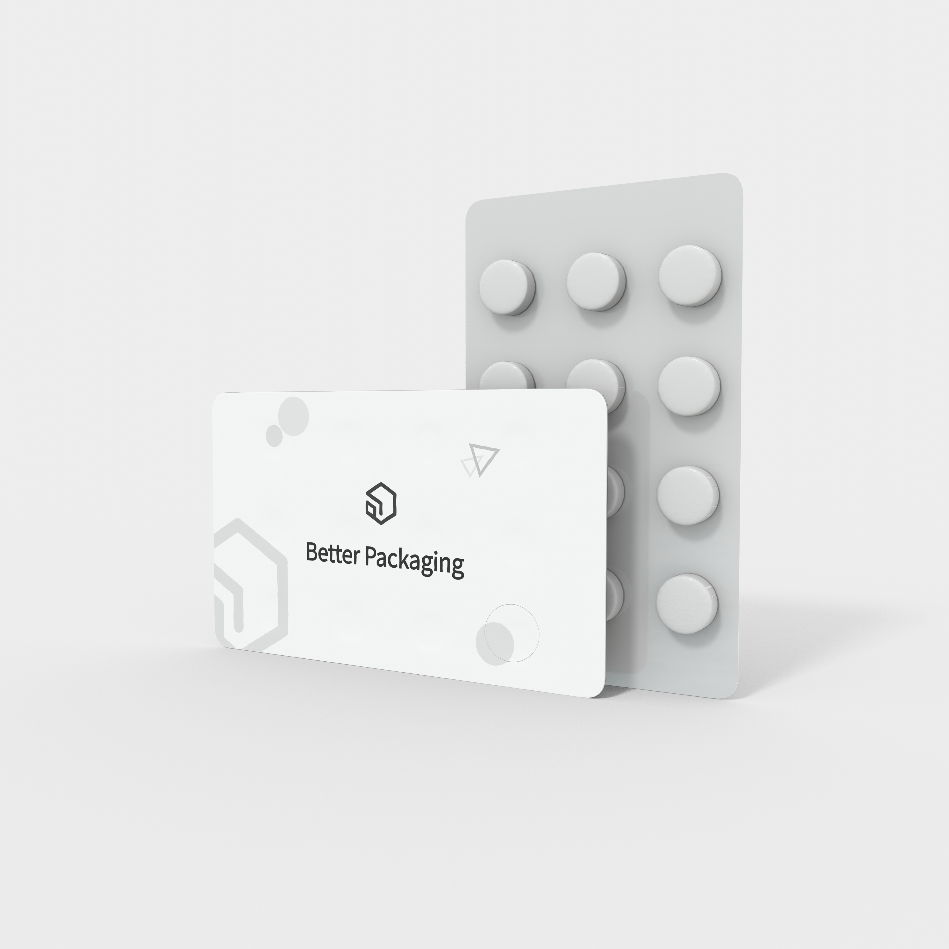 Blister pack plastic packaging flexible packaging — Glossy plastic