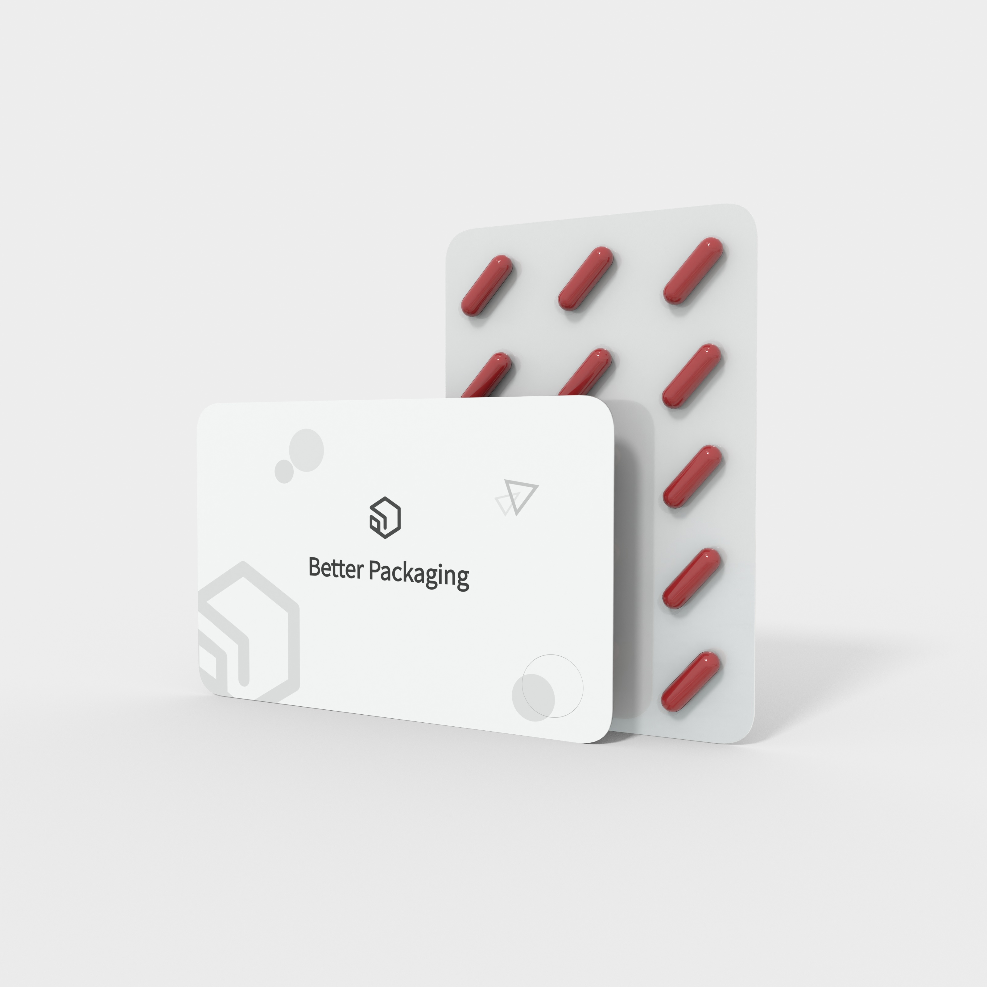 Blister pack plastic packaging flexible packaging — Glossy plastic