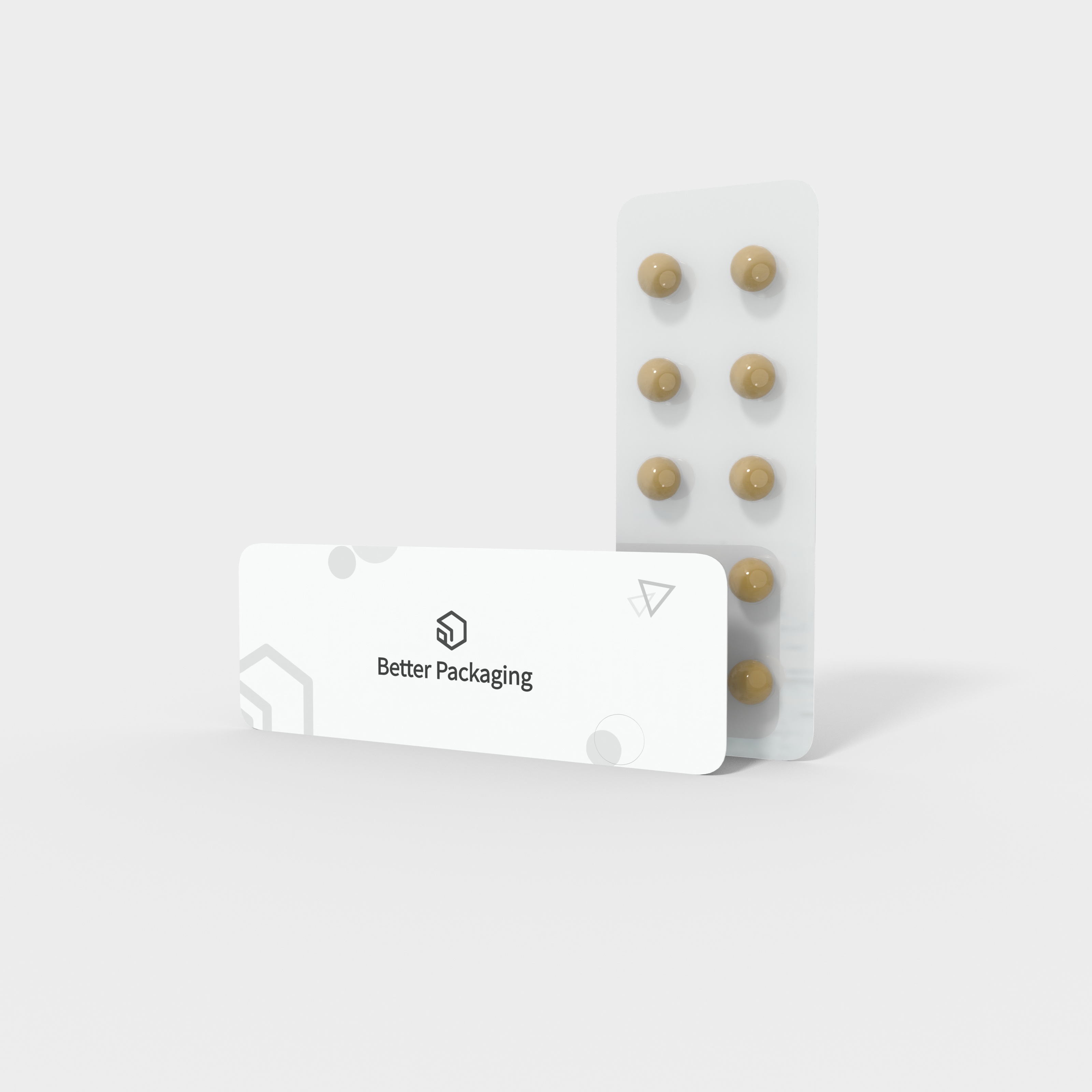 Blister pack plastic packaging flexible packaging — Glossy plastic