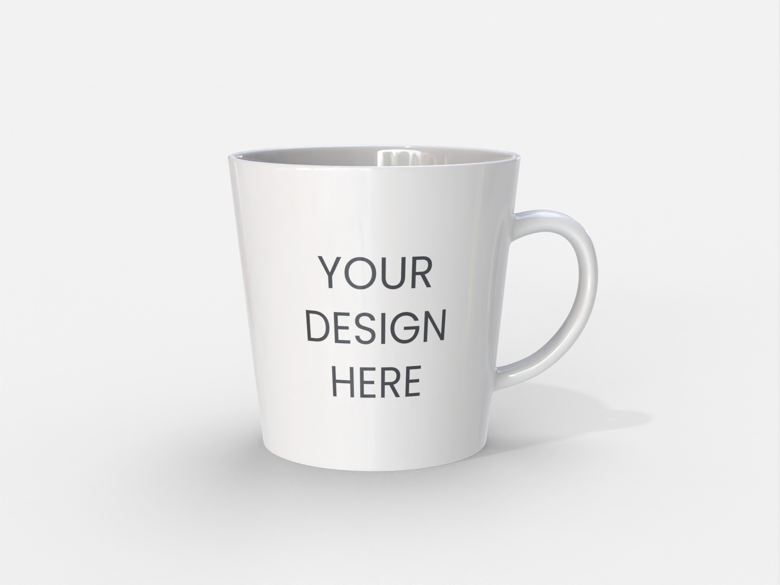 12oz breakfast coffee mug — Glossy ceramic