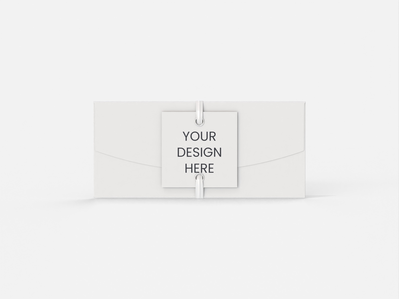 Invitation envelope — White paperboard