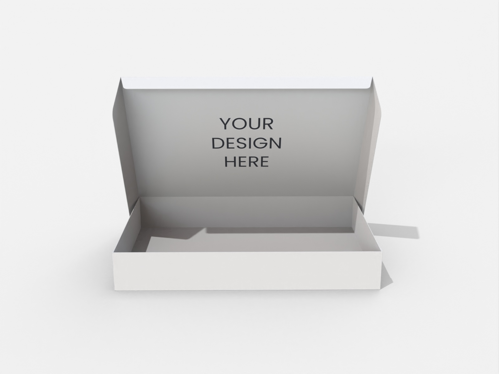 Box folding box — White paperboard