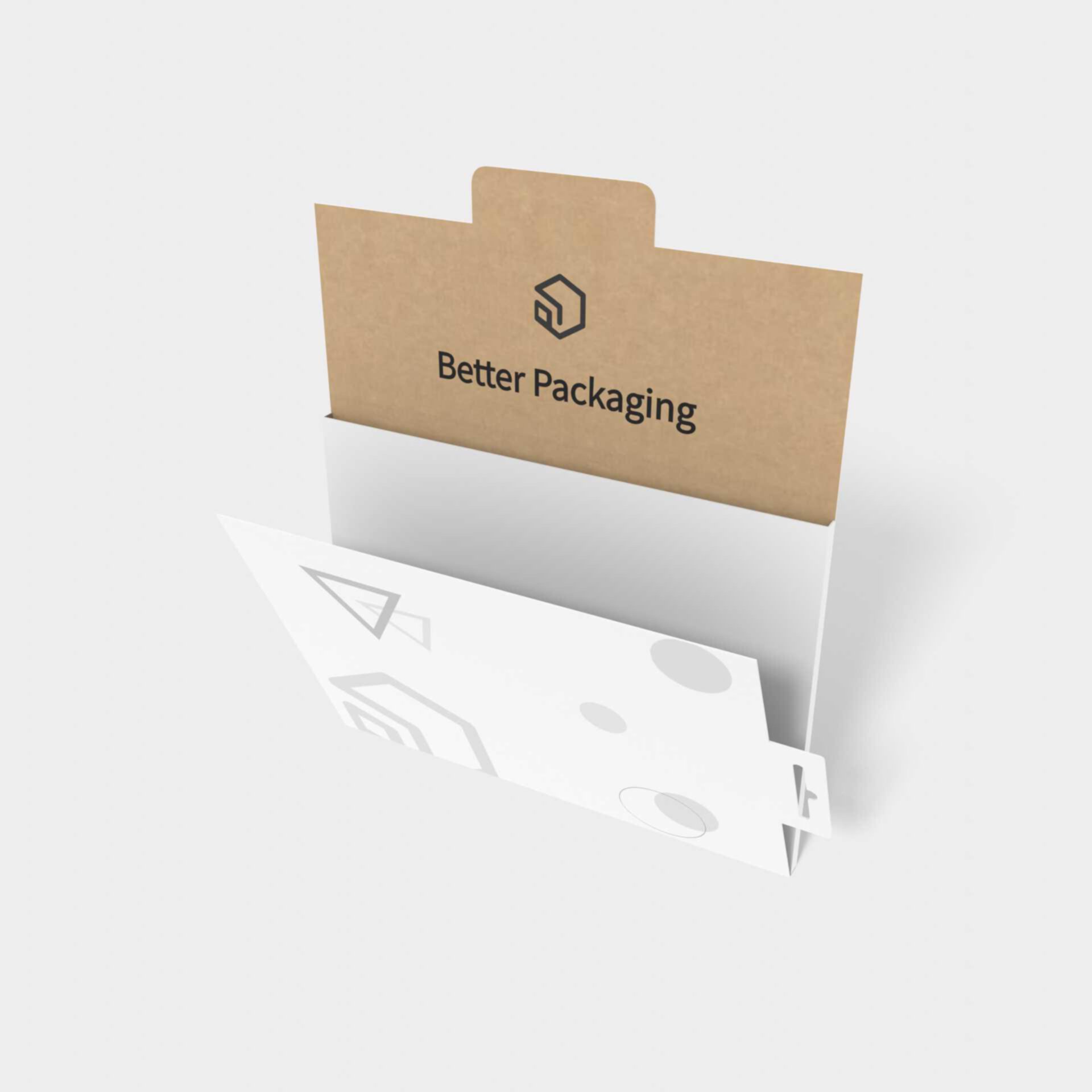 Folders lock hanging hole multi-folders — White paperboard