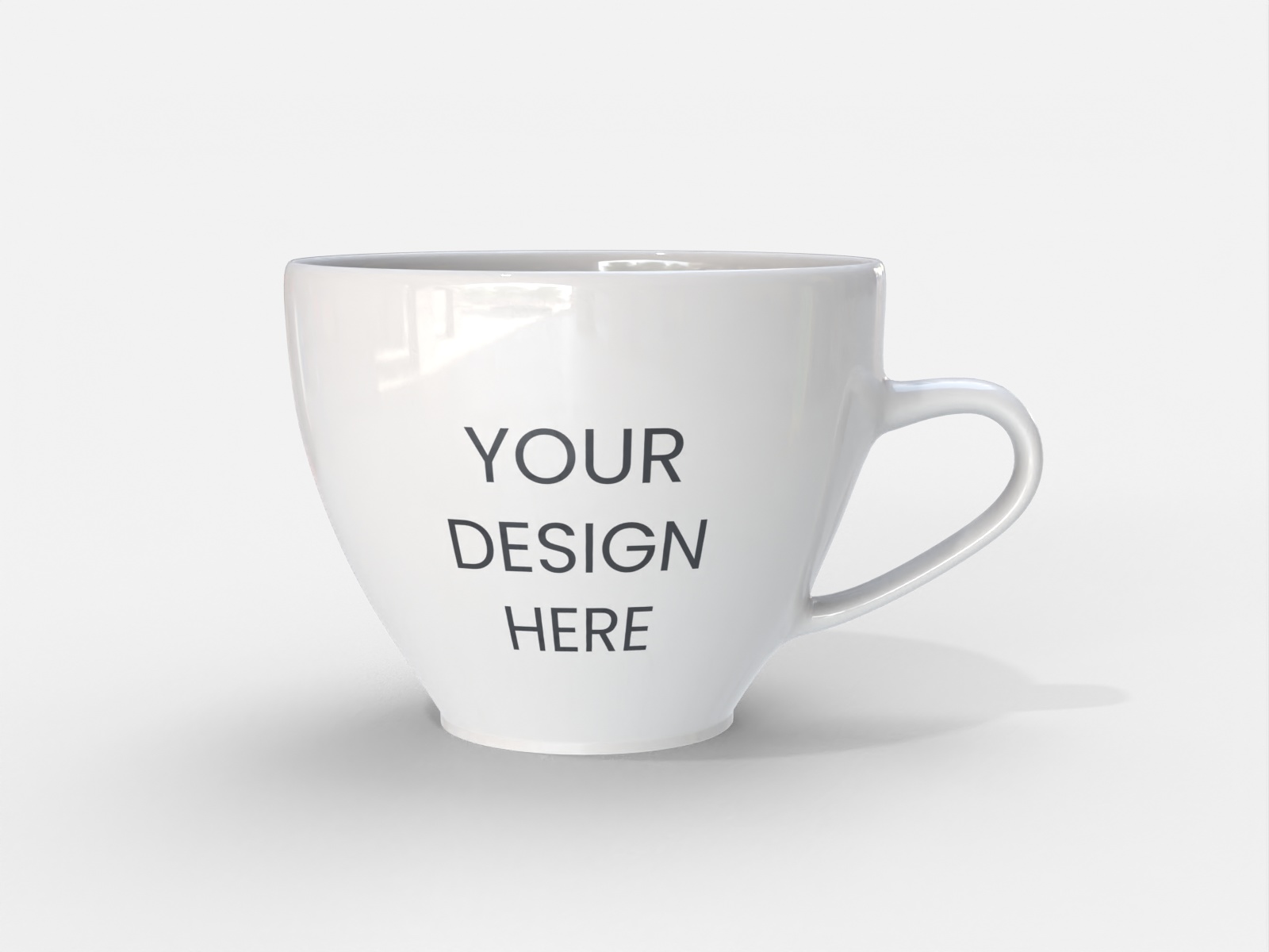 18oz breakfast mug — Glossy ceramic