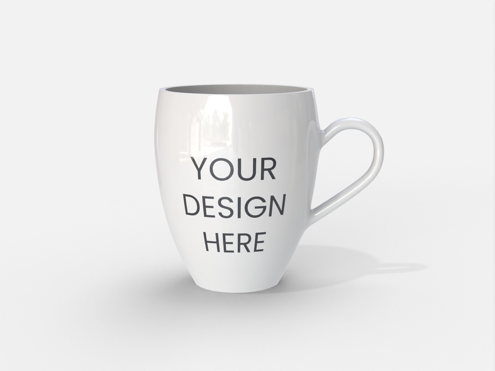 13oz breakfast mug — Glossy ceramic