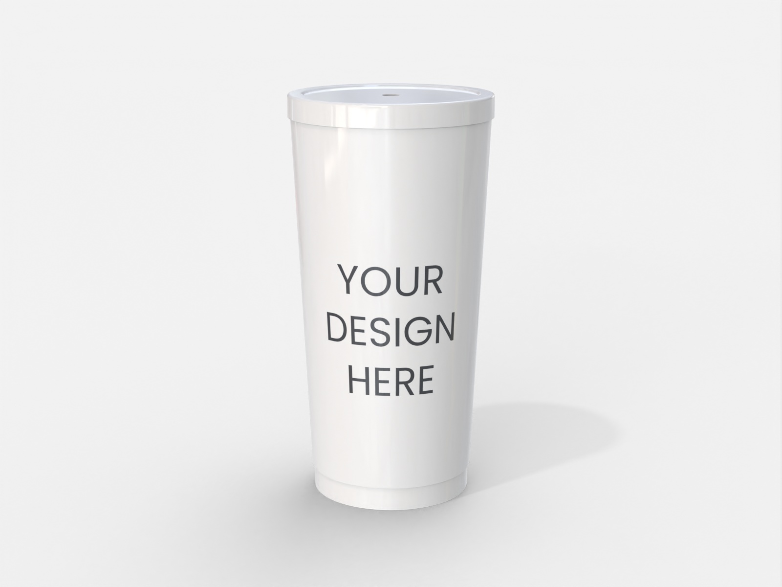 Cup — Glossy plastic