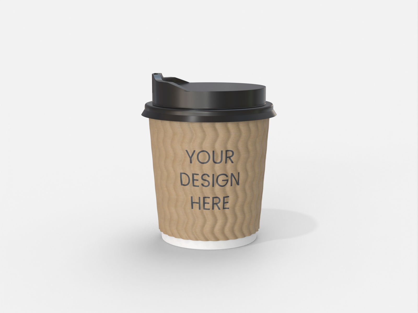 Paper coffee cup — Kraft paper