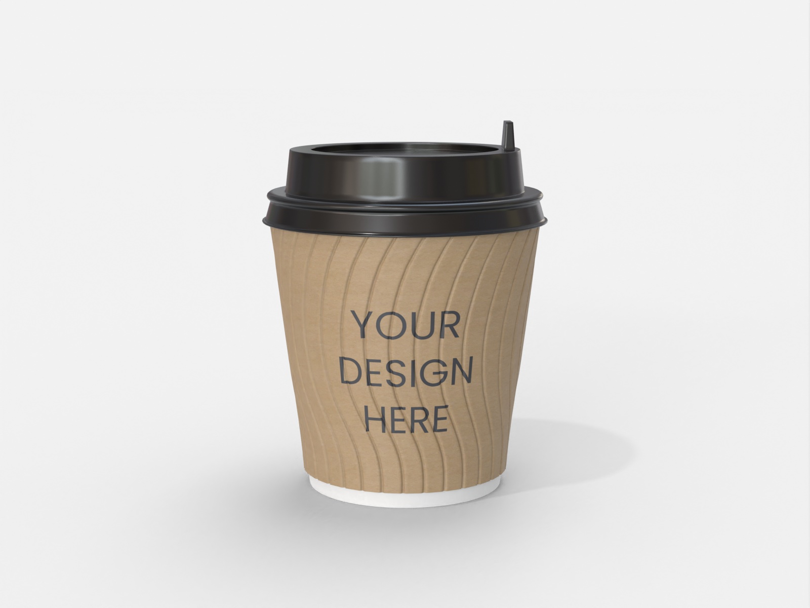 Paper coffee cup — Kraft paper