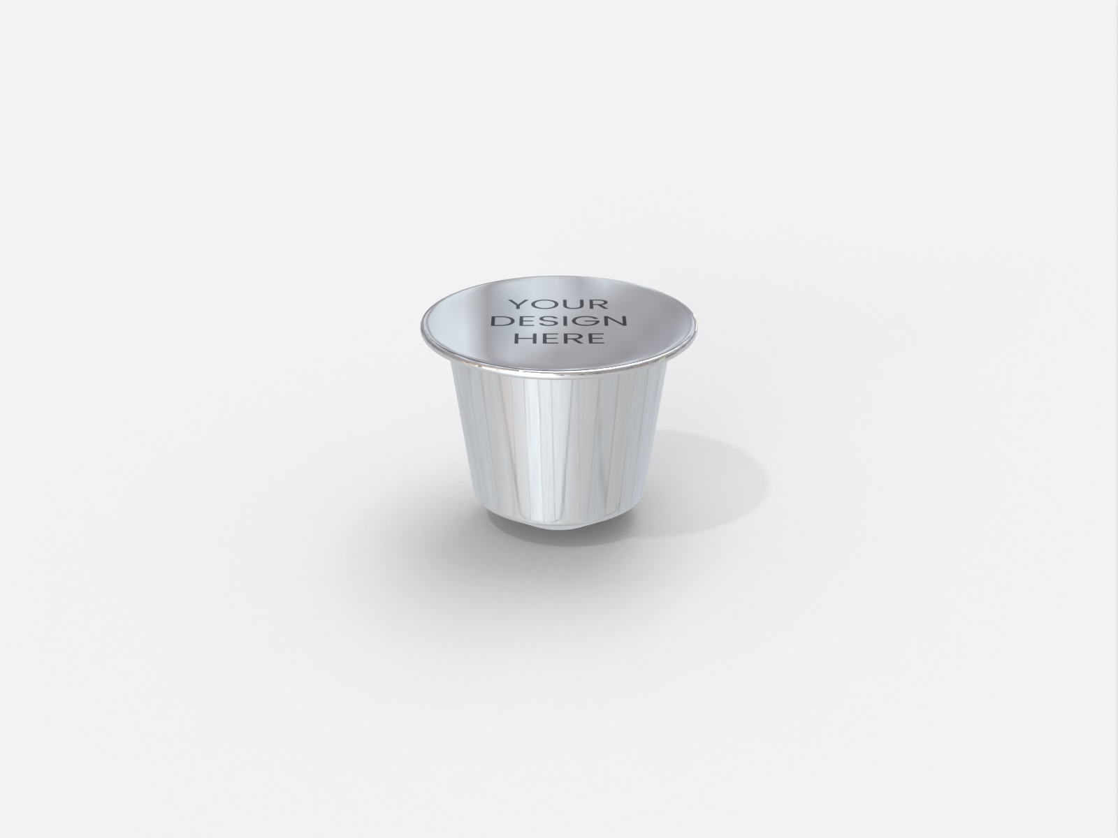 Coffee capsule — Glossy metal