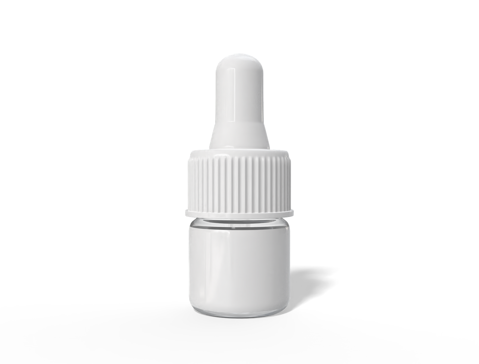 1ml amber dropper bottle — Glossy glass