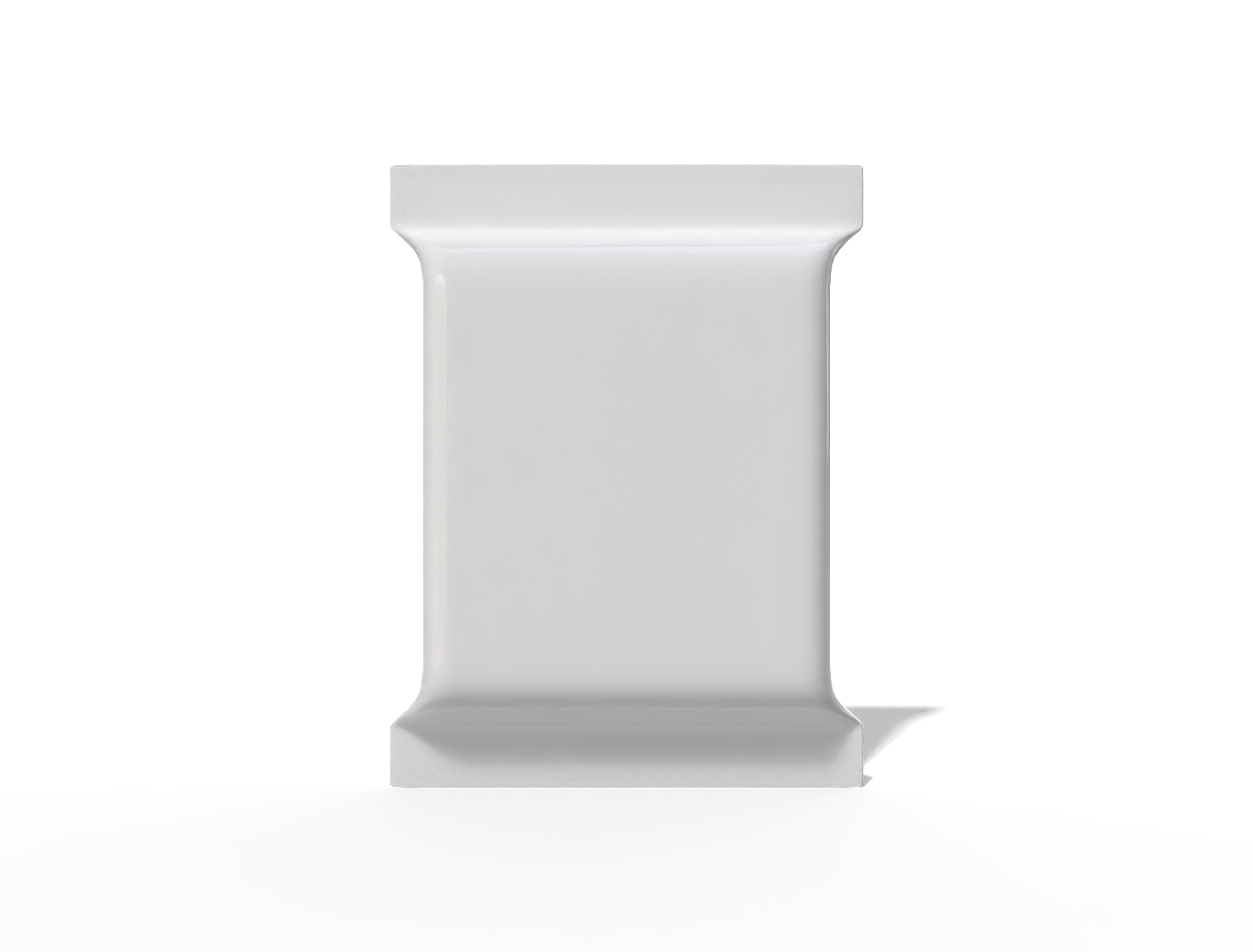 Flexible packaging back sealing bag mylar bag — Glossy plastic