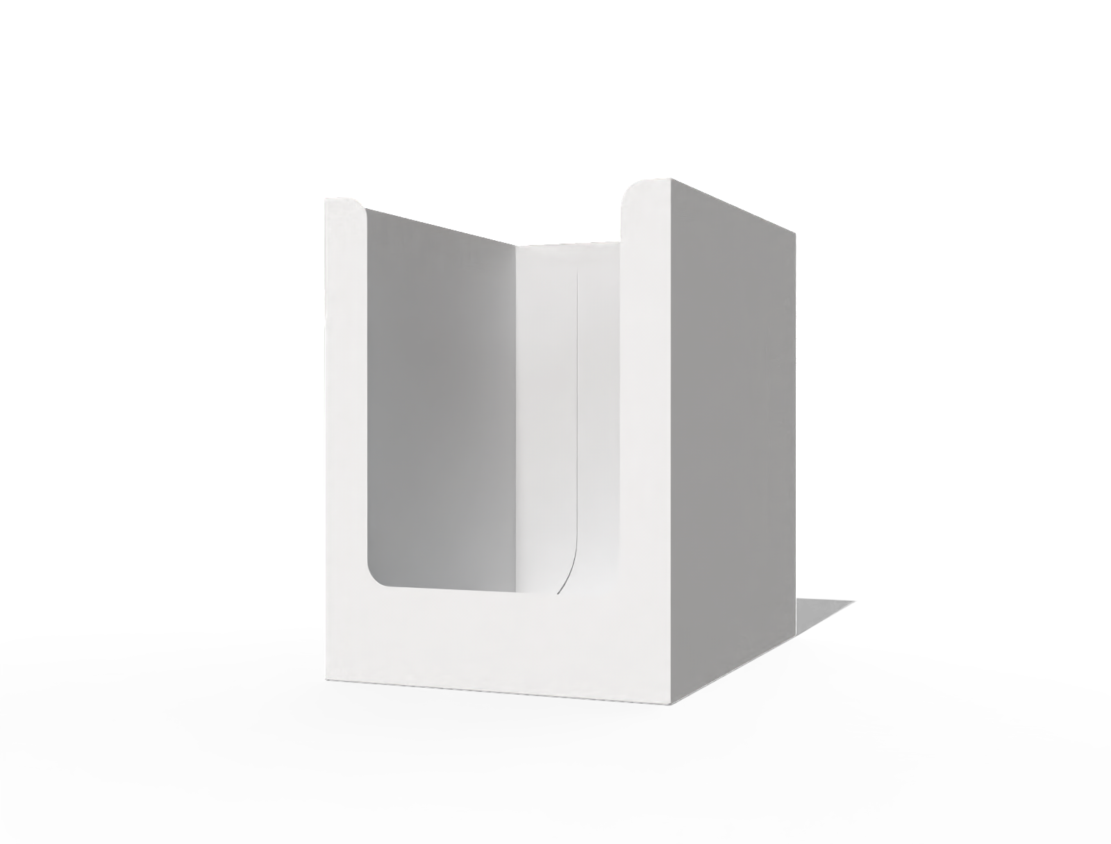 Display box packaging — White paperboard