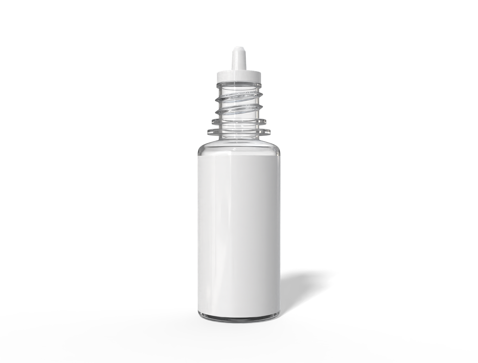 15ml clear dropper bottle — Glossy plastic