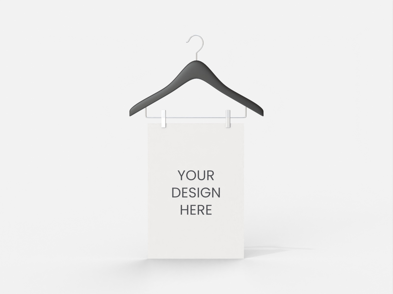 Flyer and poster — White paperboard
