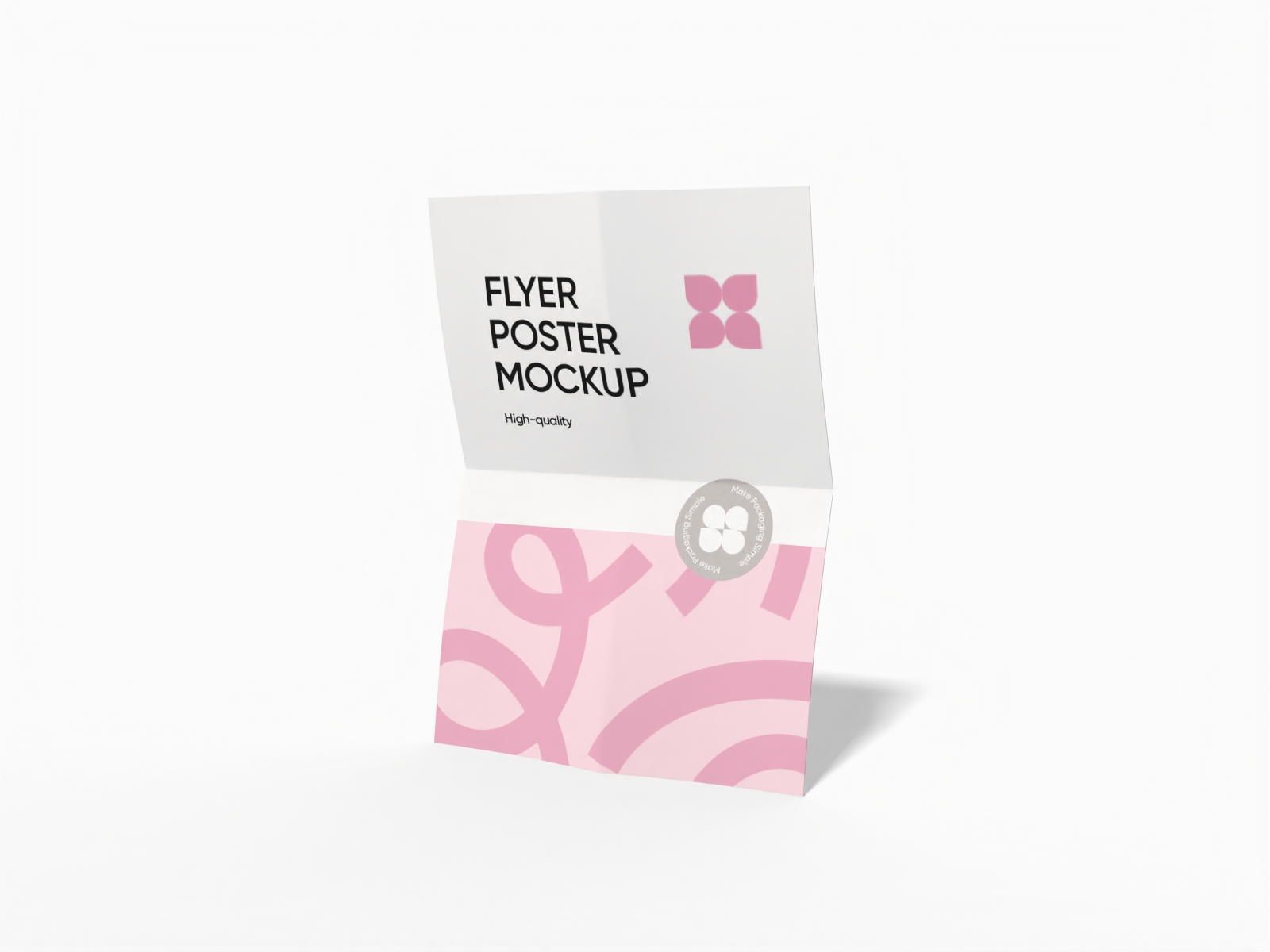 A3 poster flyer — White paperboard