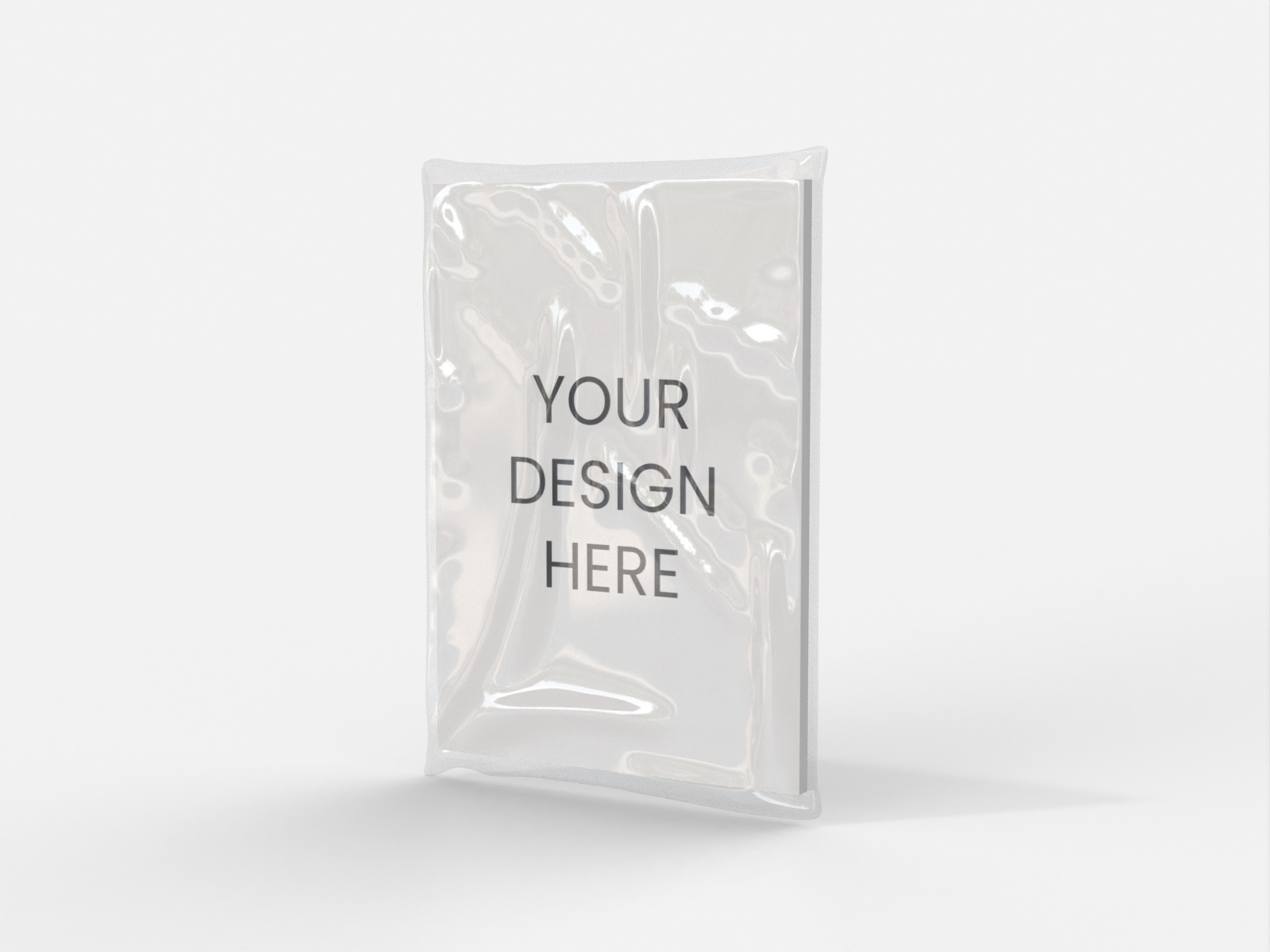 Book with plastic wrapper — White paperboard