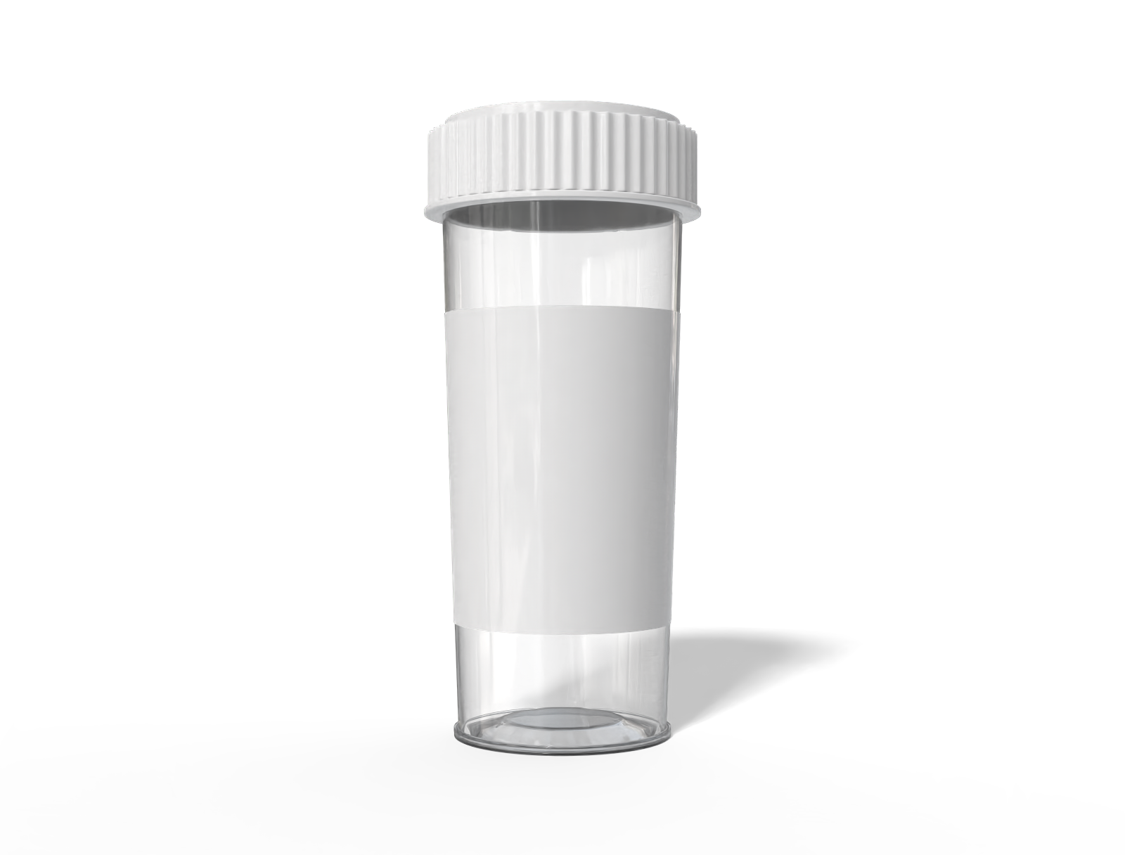 Bottles plastic product label — Glossy plastic