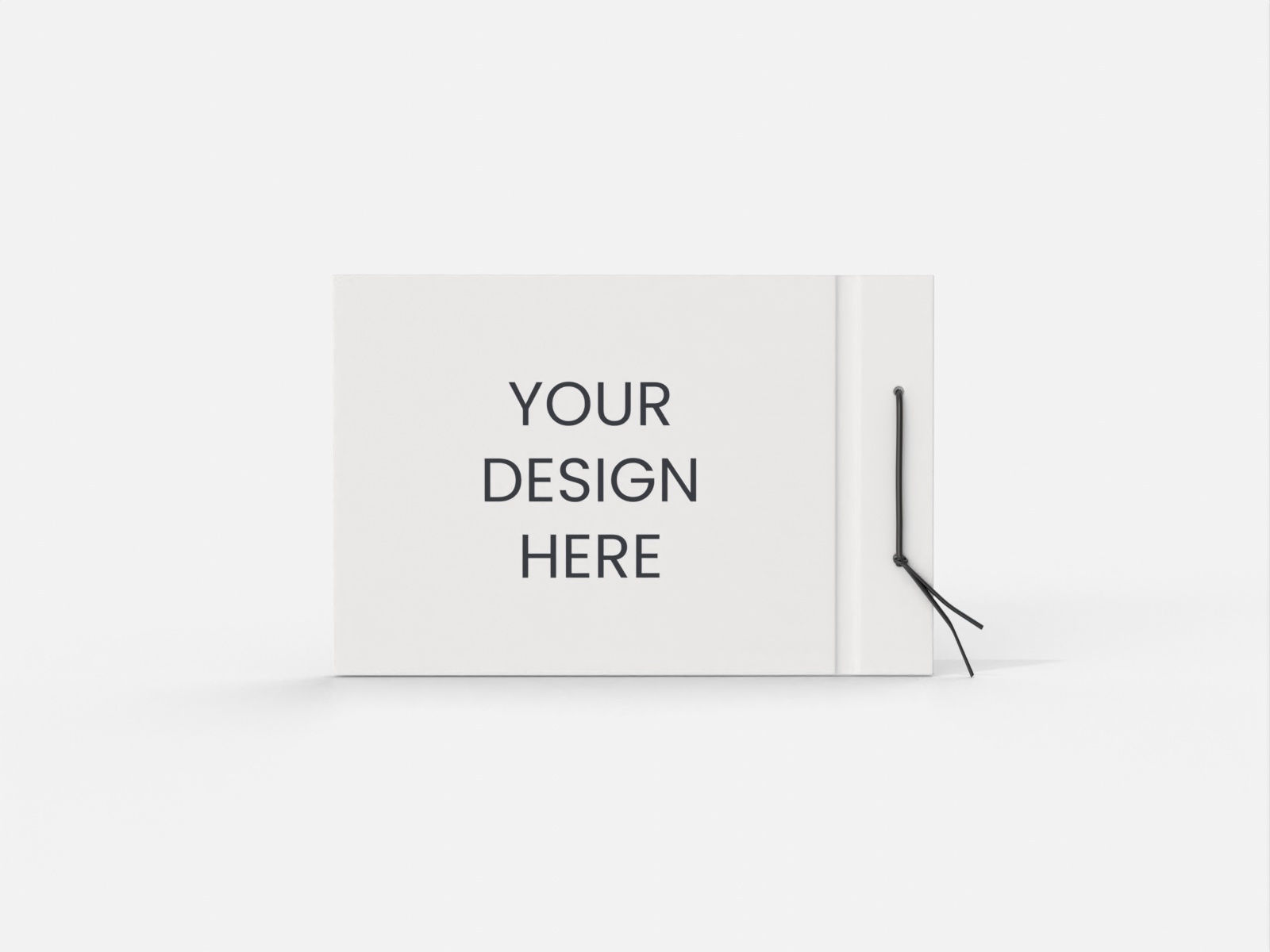 Hardcover notebook — White paperboard