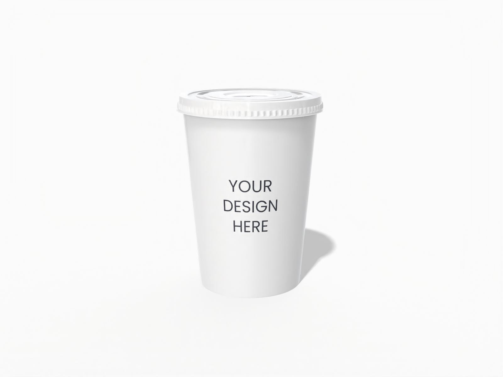 10oz plastic food container — Glossy plastic