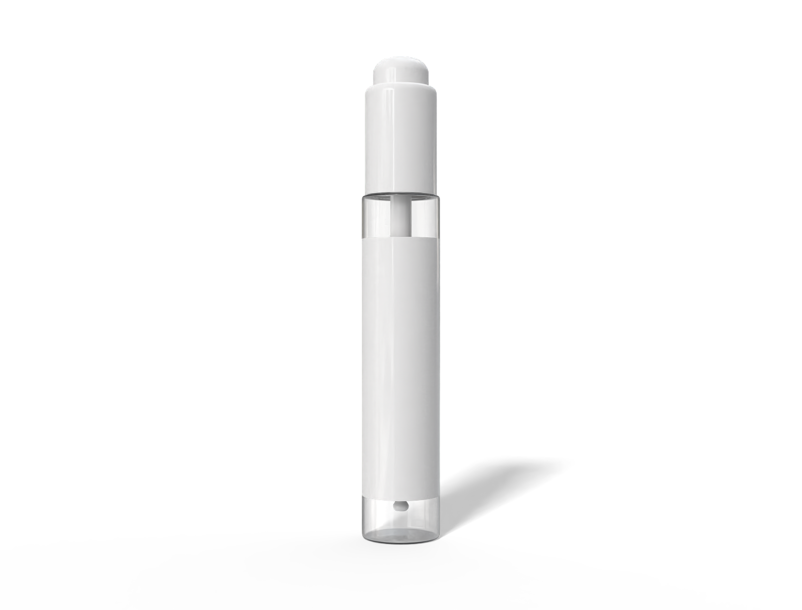 20ml clear skincare bottle — Glossy glass