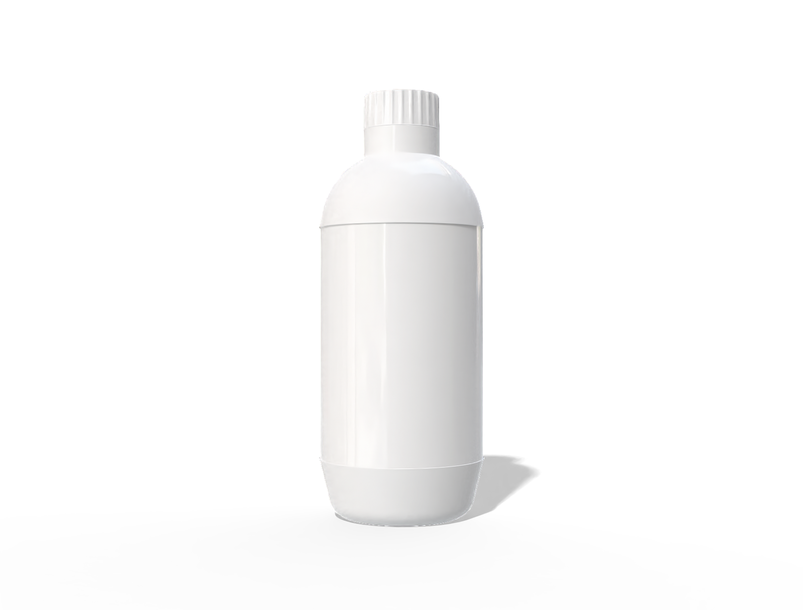 1000 ml medicine plastic bottles — Glossy plastic