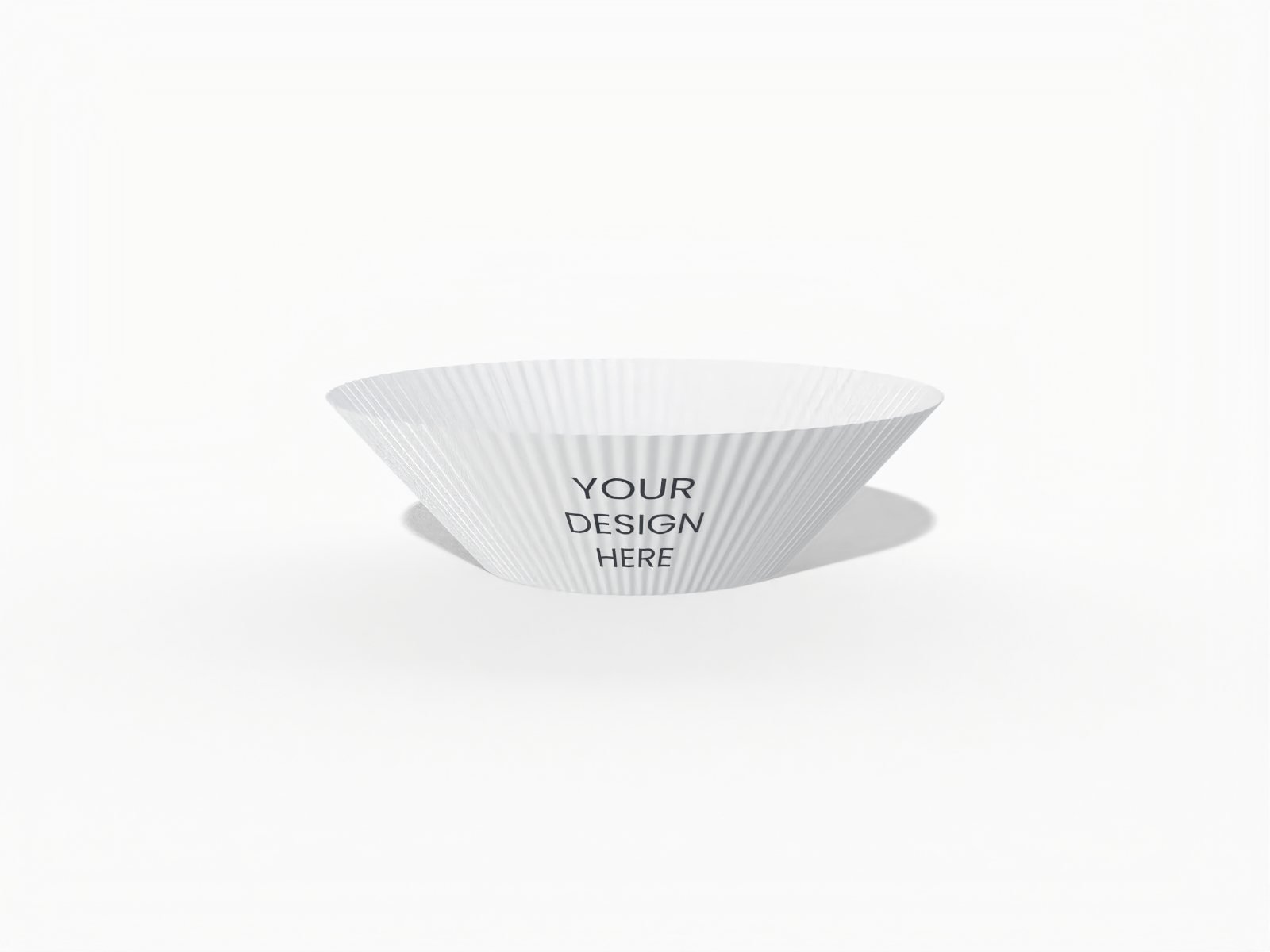 Round cake container — Glossy plastic
