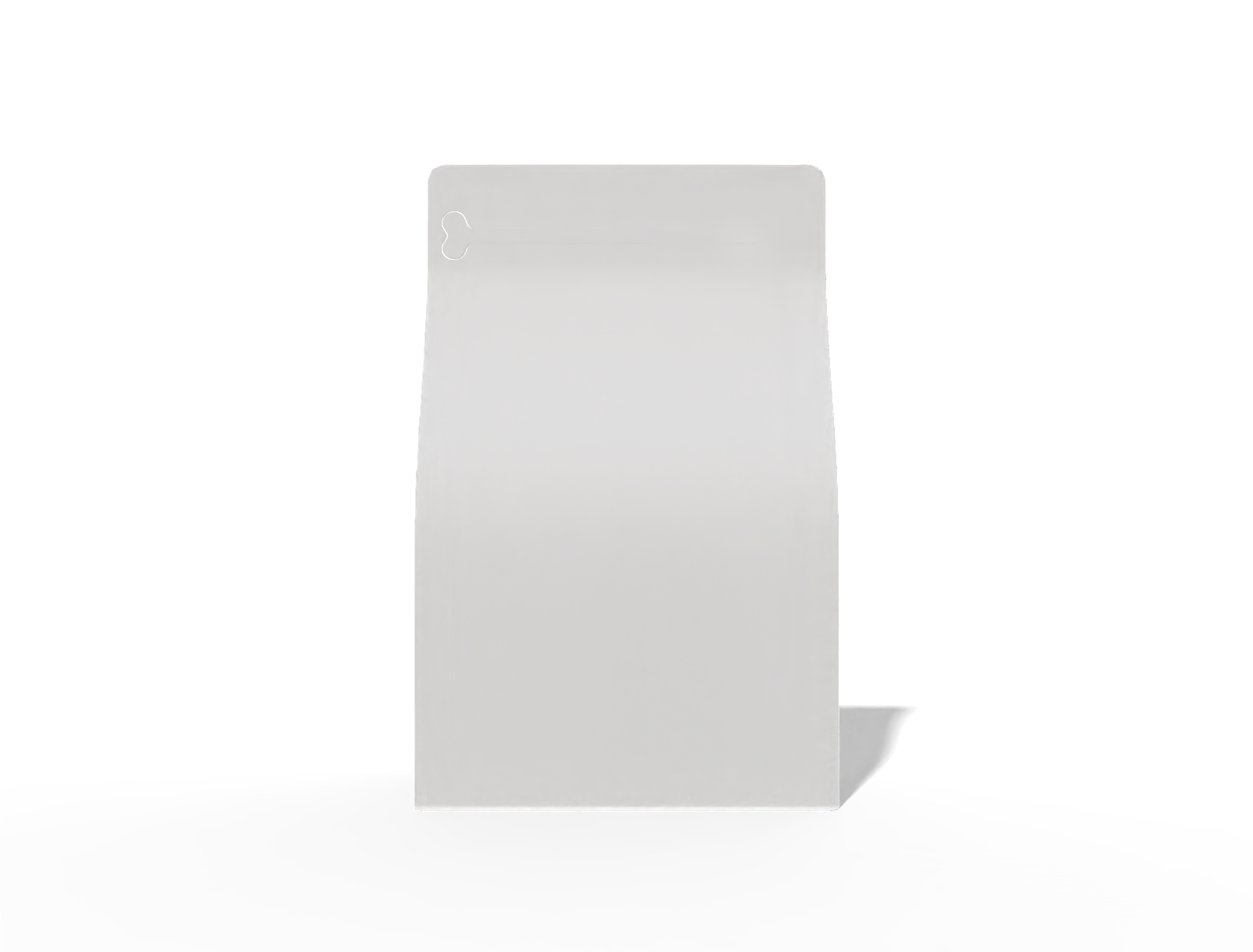 Coffee zipper plastic bag — Matte plastic