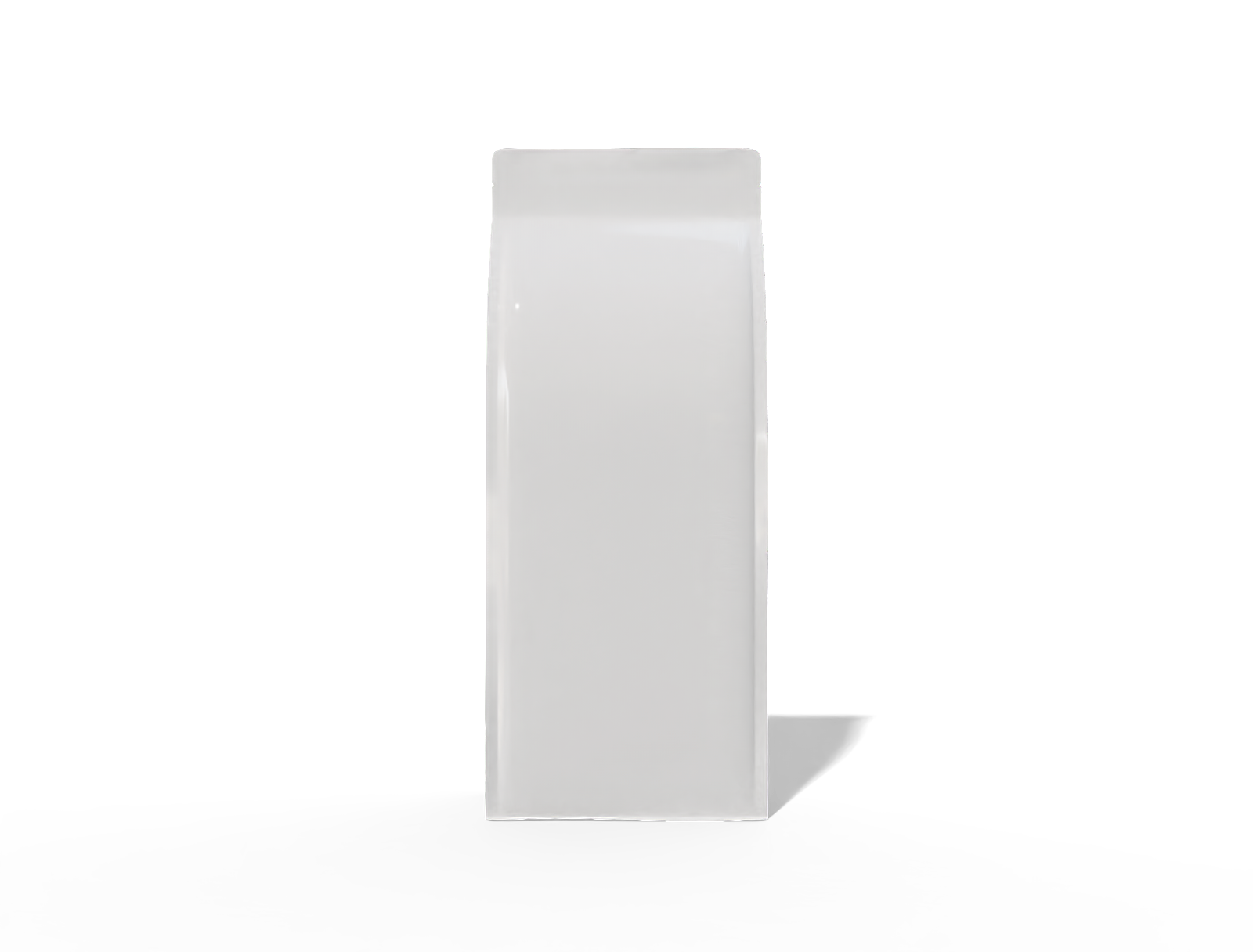 Coffee plastic pouch — Glossy plastic