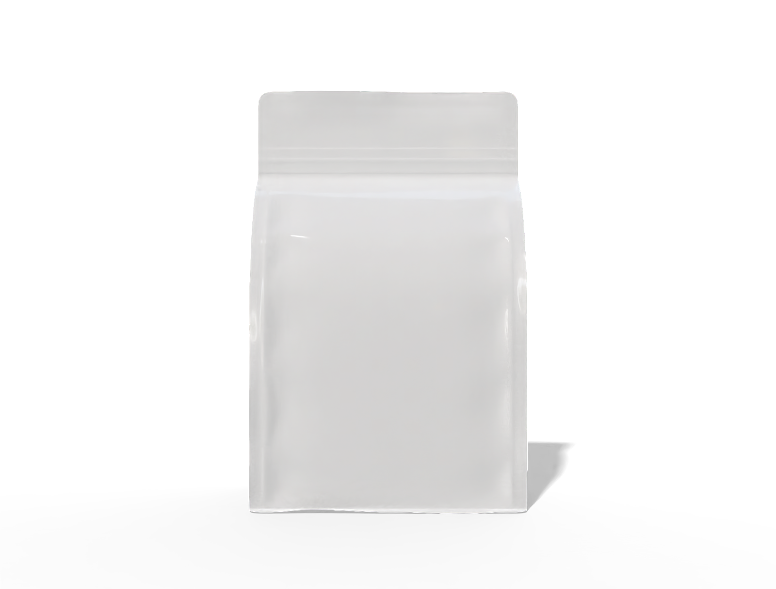 Coffee plastic pouch — Glossy plastic
