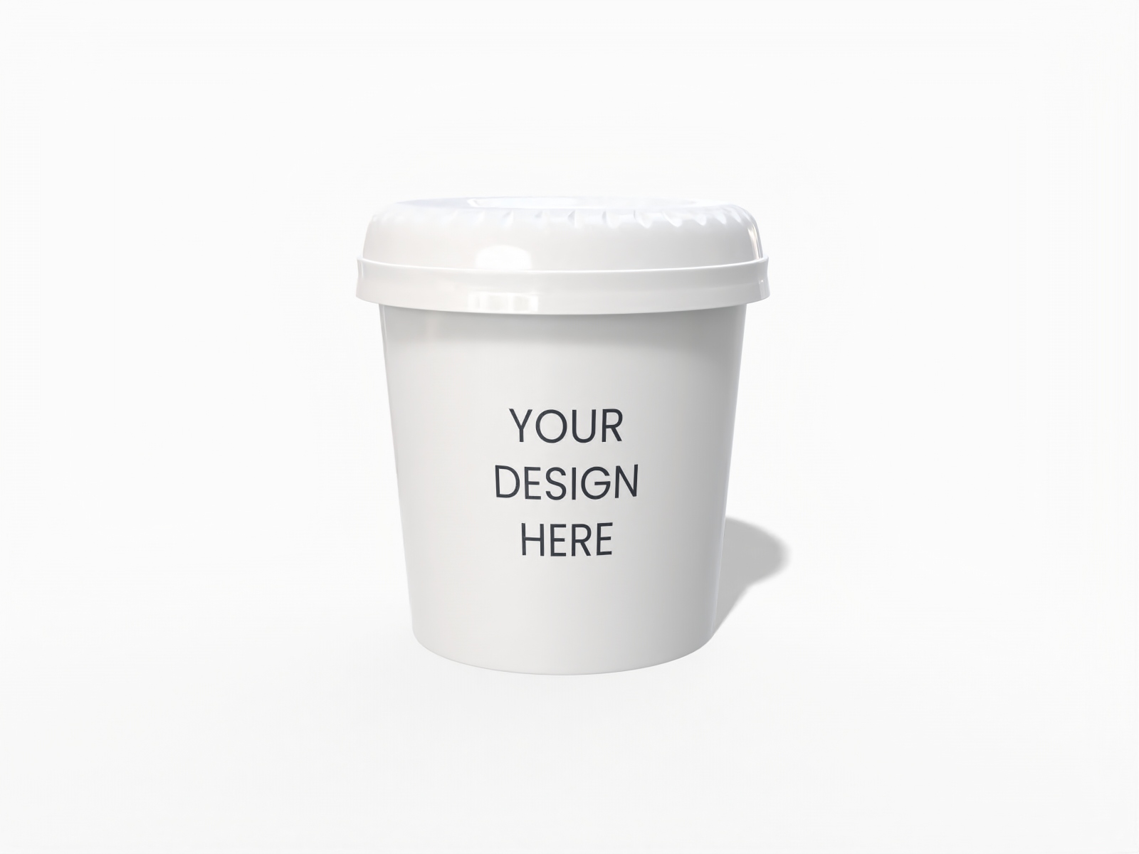 Plastic cup — Glossy plastic