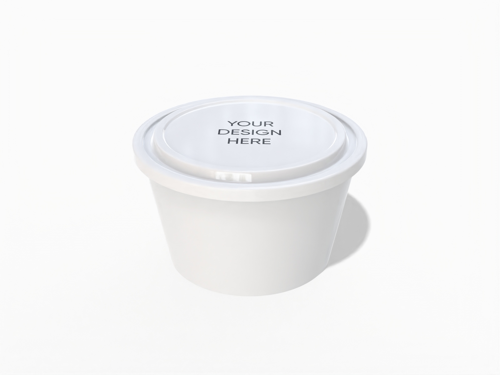 Candy plastic bucket packaging — Glossy plastic