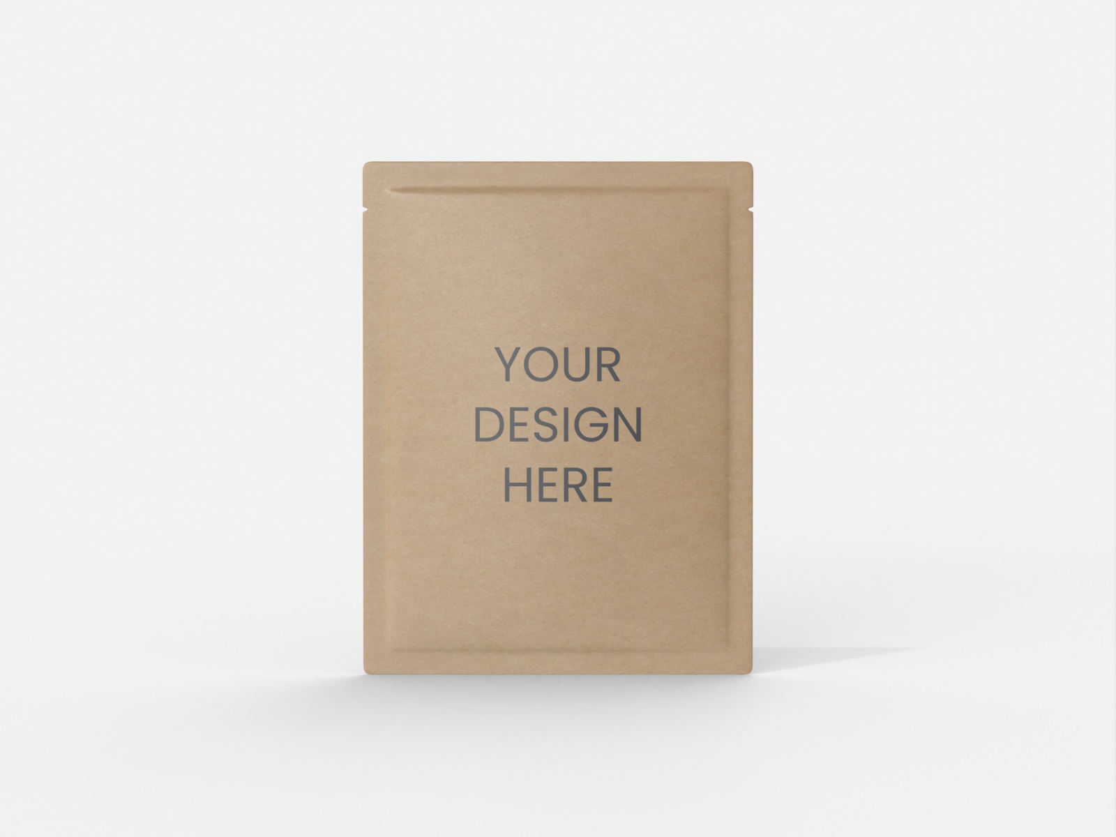 Coffee sachet — Glossy plastic
