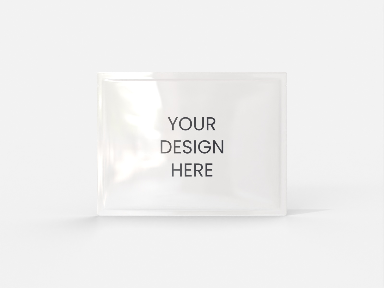 Coffee sachet — Glossy plastic