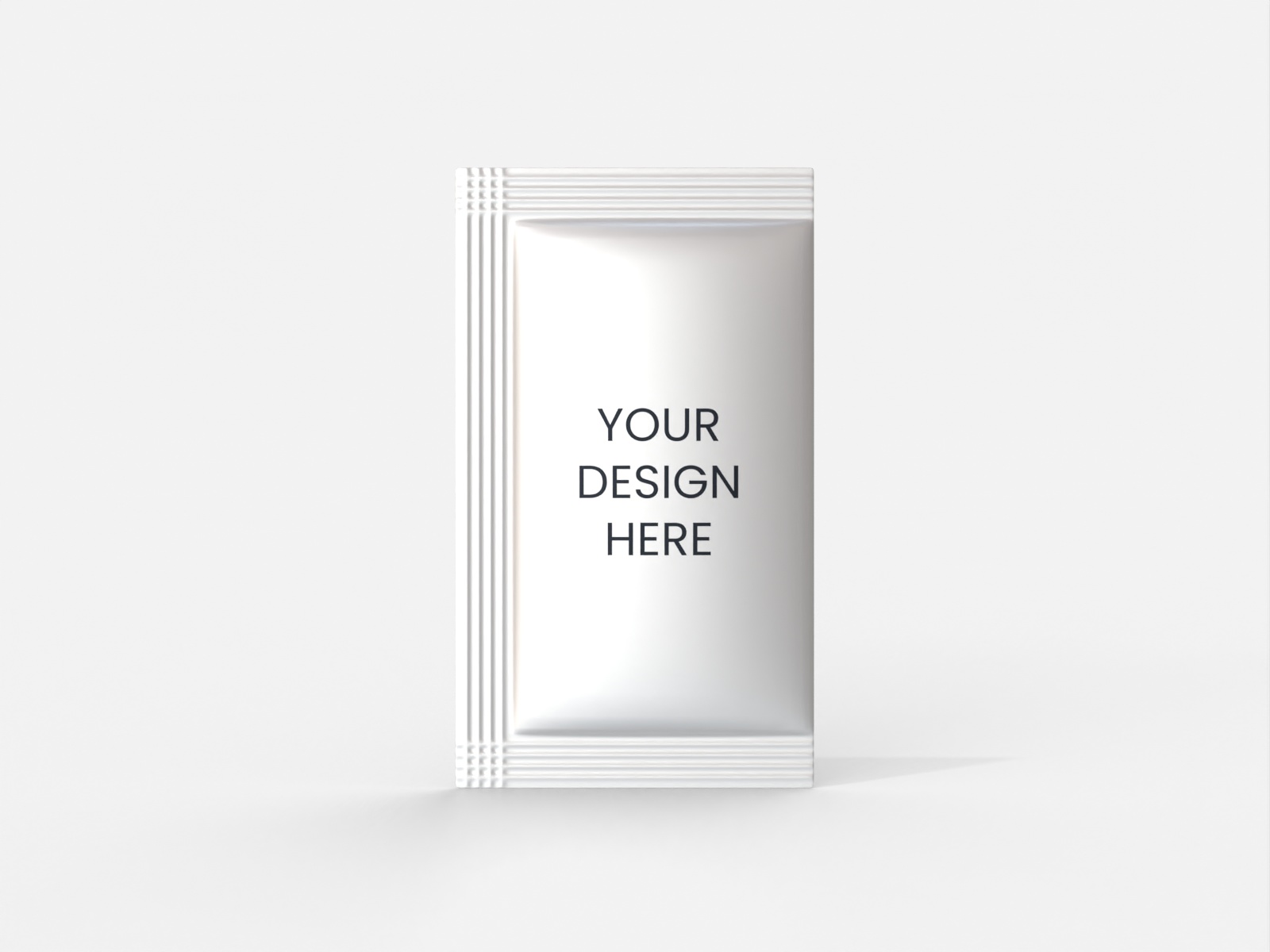 Sachet packaging — Glossy plastic