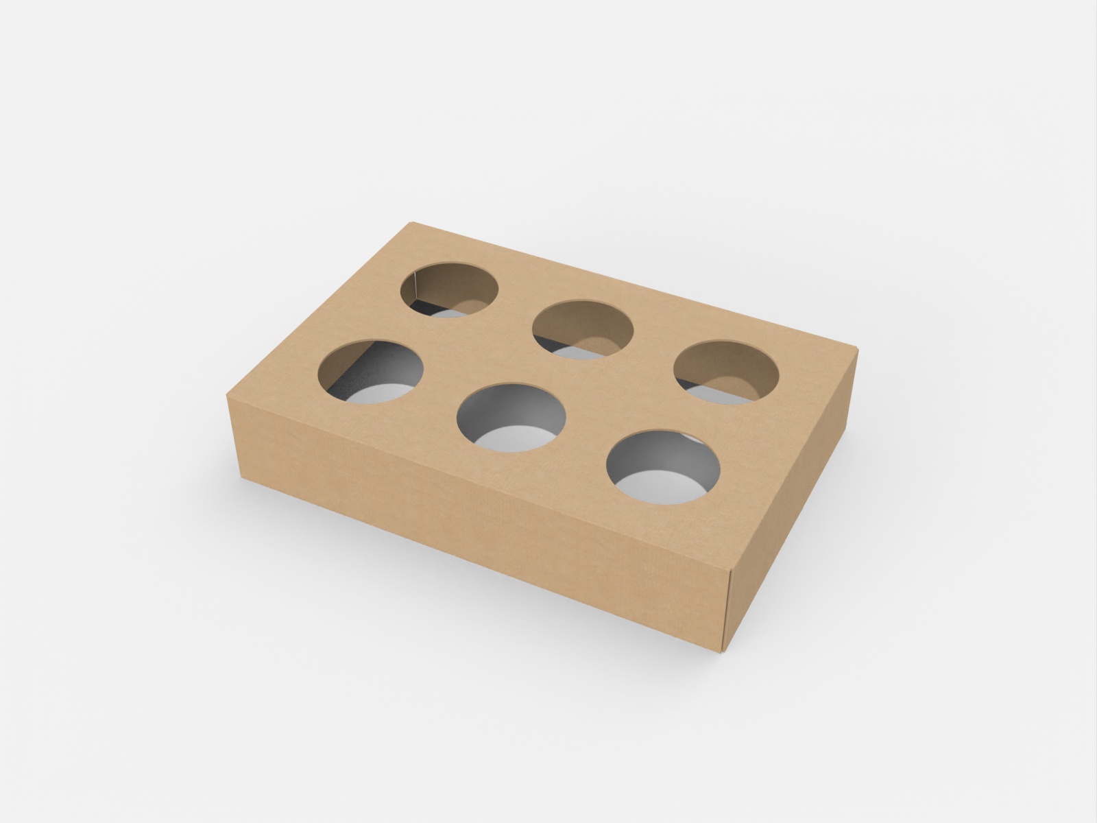 Customize the number of circular holes for insert — Corrugated board