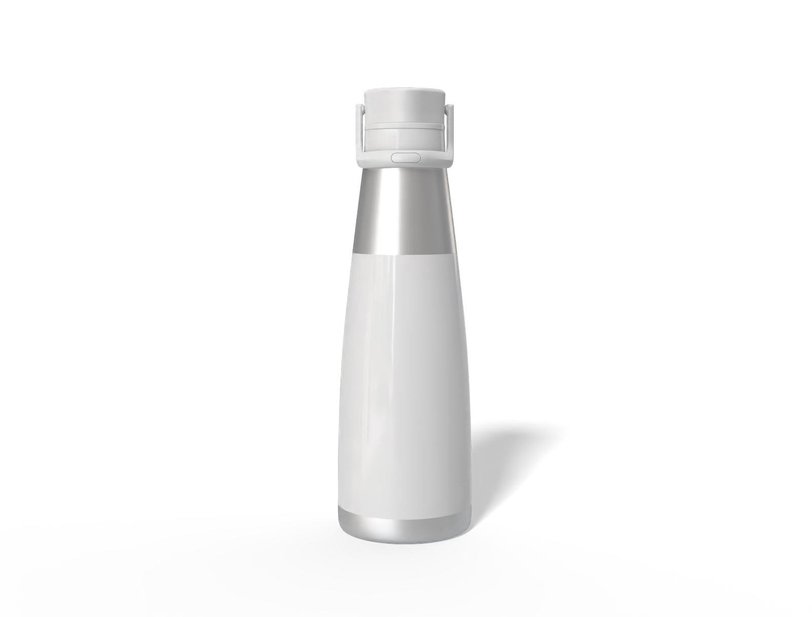 Portable tumbler — Glossy metal