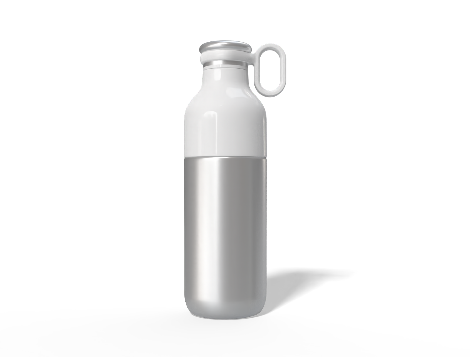 Stainless steel insulated tumbler — Glossy metal
